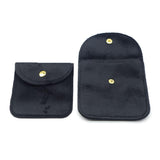 Snap Button Jewelry Pouch 10pcs Velvet Storage Bags