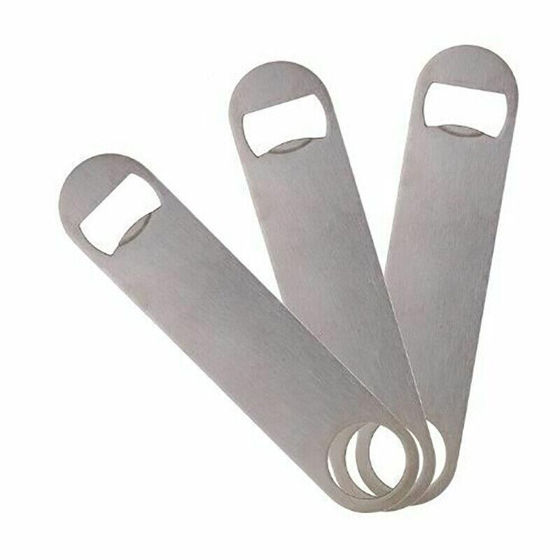 Speed Bottle Opener 1-5PCS Stainless Steel Flat Bar Beer Cap Remover - Discount Packaging Warehouse