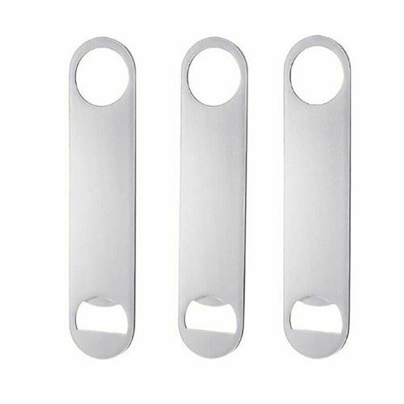 Speed Bottle Opener 1-5PCS Stainless Steel Flat Bar Beer Cap Remover - Discount Packaging Warehouse