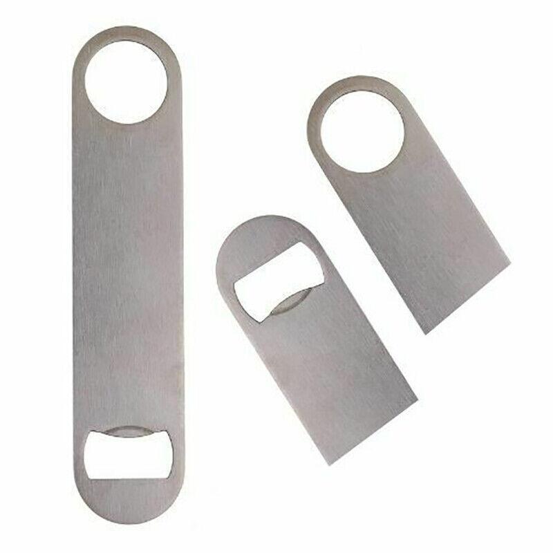 Speed Bottle Opener 1-5PCS Stainless Steel Flat Bar Beer Cap Remover - Discount Packaging Warehouse