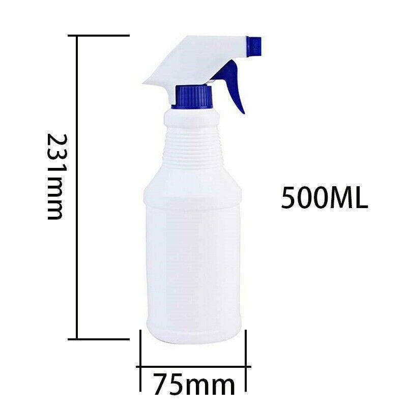 Spray Bottles 3PCS 500ml 75x231mm PE White - Discount Packaging Warehouse