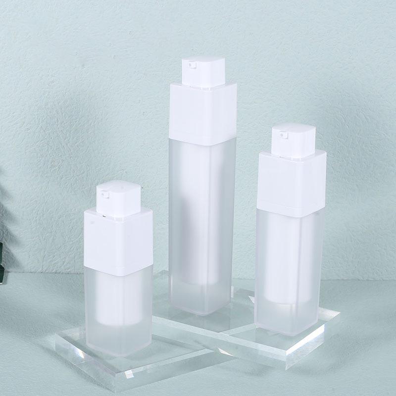 Square Pump Lotion Bottle 5pcs AS PP For Travel and Home Use