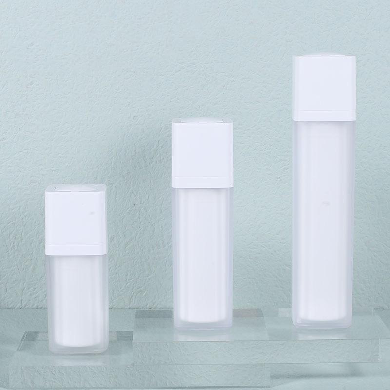 Square Pump Lotion Bottle 5pcs AS PP For Travel and Home Use