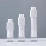 Square Pump Lotion Bottle 5pcs AS PP For Travel and Home Use