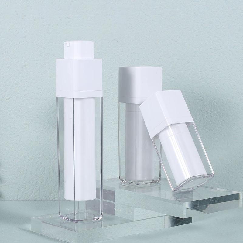 Square Pump Lotion Bottle 5pcs AS PP For Travel and Home Use