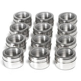 Stainless Steel Magnetic Spice Jars Rack