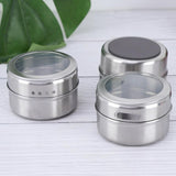 Stainless Steel Magnetic Spice Jars Rack