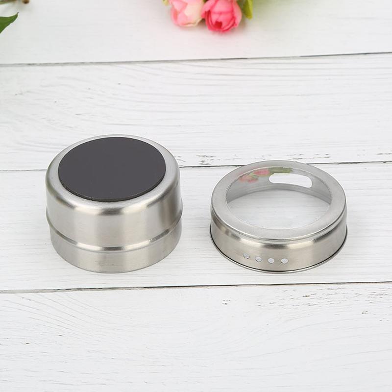 Stainless Steel Magnetic Spice Jars Rack