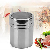 Stainless Steel Seasoning Shaker Bottle 1PC 6.5x8cm Silver - Discount Packaging Warehouse