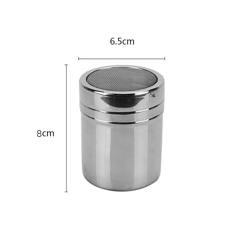 Stainless Steel Seasoning Shaker Bottle 1PC 6.5x8cm Silver - Discount Packaging Warehouse