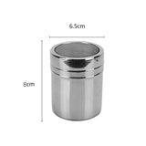 Stainless Steel Seasoning Shaker Bottle 1PC 6.5x8cm Silver - Discount Packaging Warehouse