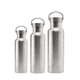 Stainless Steel Water Bottle 1PC 500-1000ml Single Layer Stainless Steel - Discount Packaging Warehouse