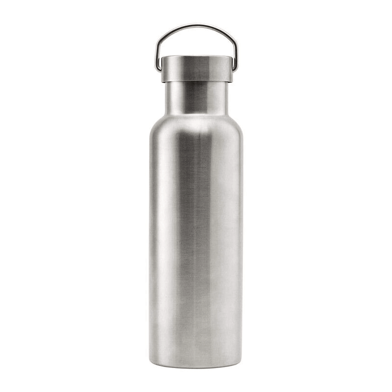 Stainless Steel Water Bottle 1PC 500-1000ml Single Layer Stainless Steel - Discount Packaging Warehouse