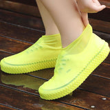 Durable and waterproof shoe covers protecting shoes from rain and mud