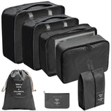 Efficient and stylish luggage organiser with multiple compartments