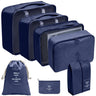 Efficient and stylish luggage organiser with multiple compartments