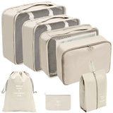 Efficient and stylish luggage organiser with multiple compartments