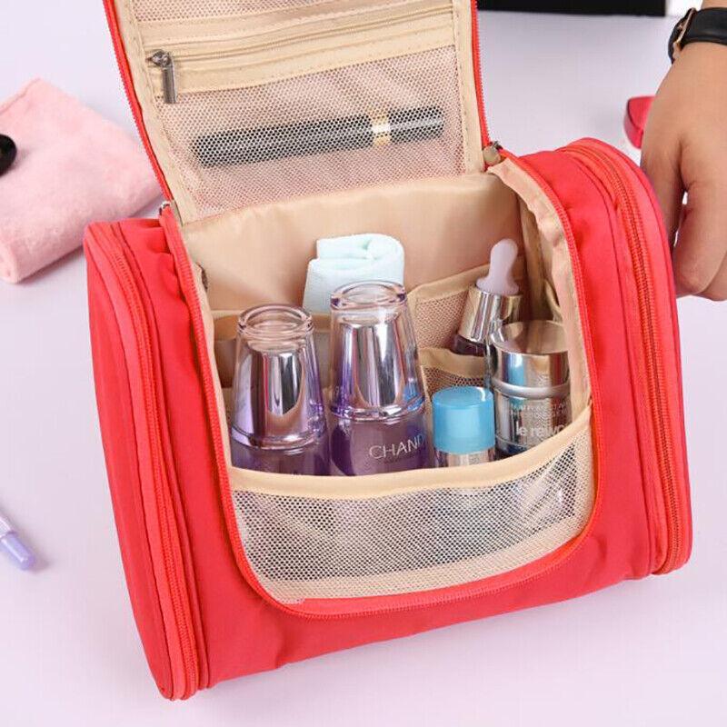 Stylish and spacious travel cosmetic bags in various colours