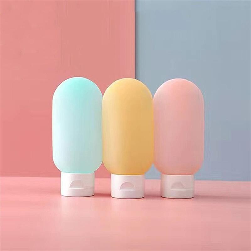 Durable and leak-proof travel bottles for toiletries in assorted colours