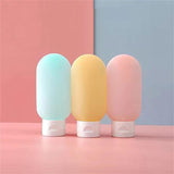 Durable and leak-proof travel bottles for toiletries in assorted colours