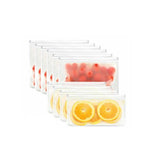 A variety of foods neatly stored in reusable freezer bags, showcasing their durability and versatility