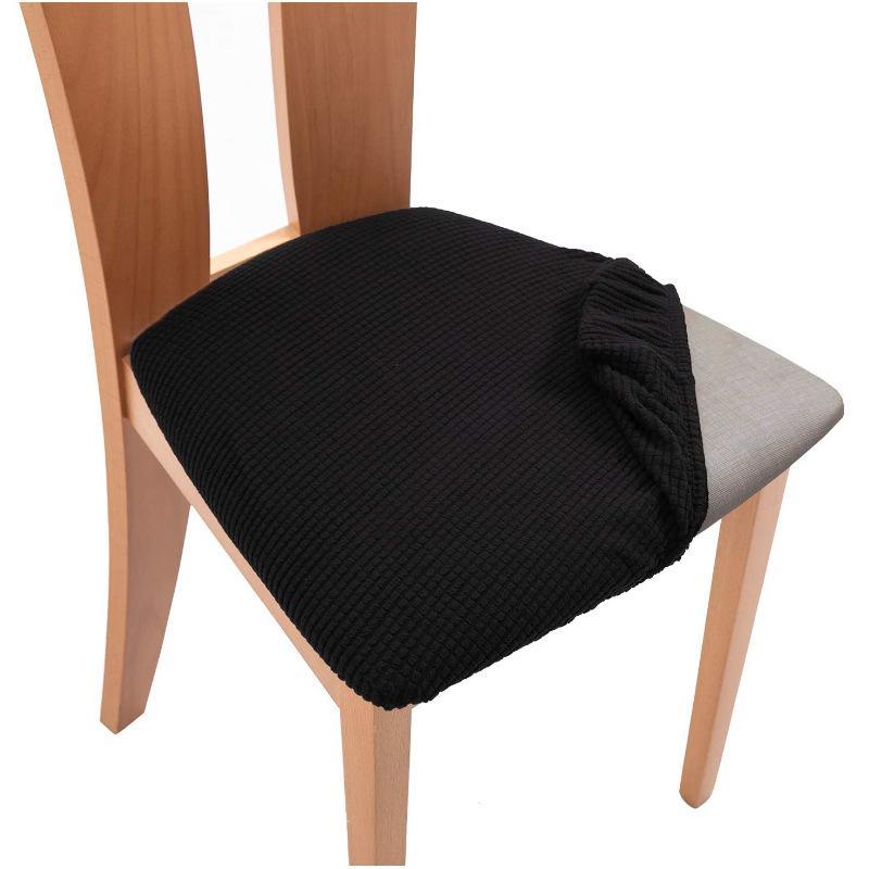 Stretch Chair Seat Cover 1PC 6Colours Removable Washable - Discount Packaging Warehouse