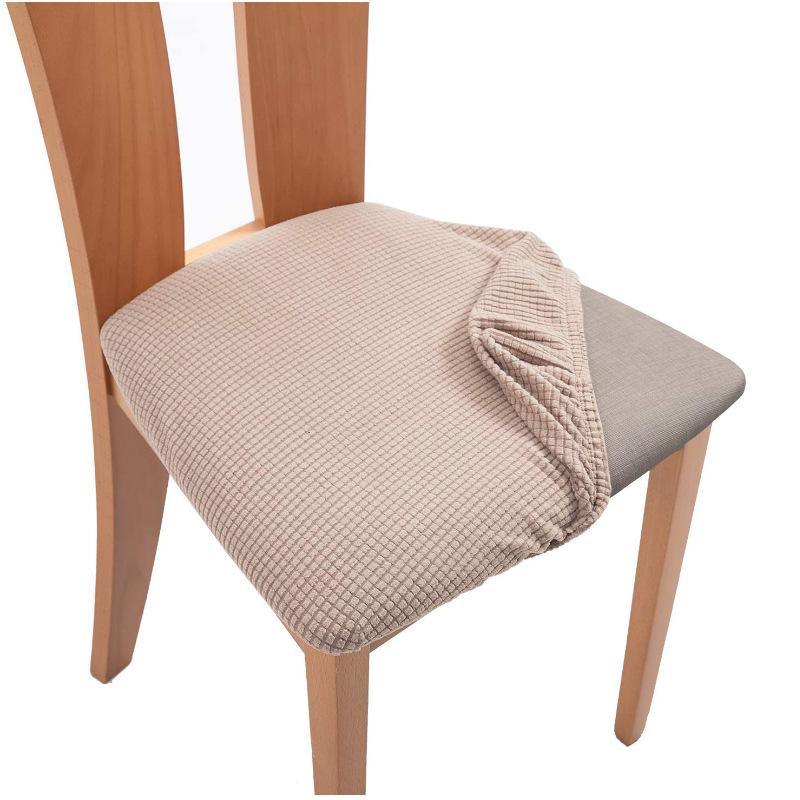 Stretch Chair Seat Cover 1PC 6Colours Removable Washable - Discount Packaging Warehouse