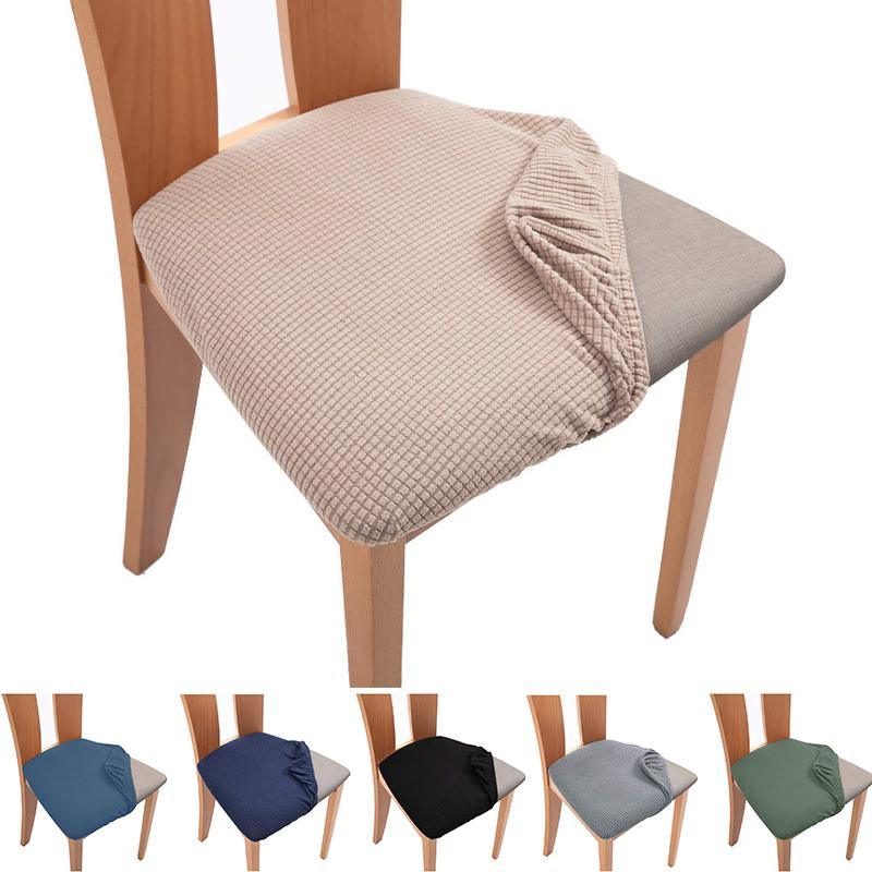 Stretch Chair Seat Cover 1PC 6Colours Removable Washable - Discount Packaging Warehouse