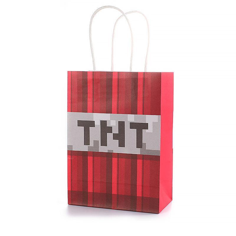 Stylish and Fun Pixel Themed Gift Bag for All Occasions