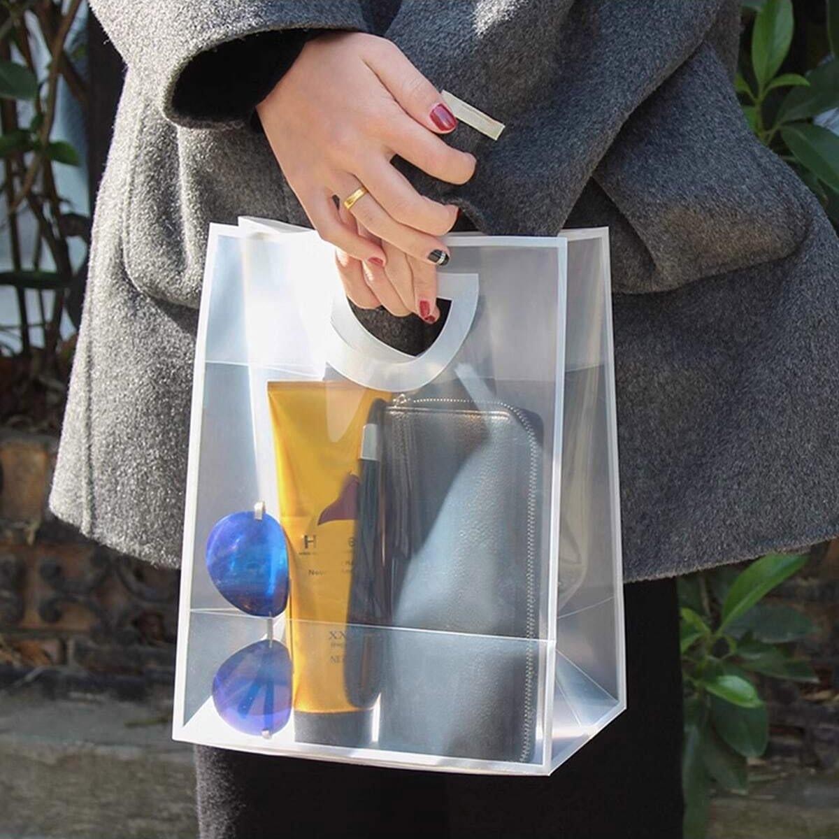 Stylish and Practical Transparent Handbag for Everyday Use