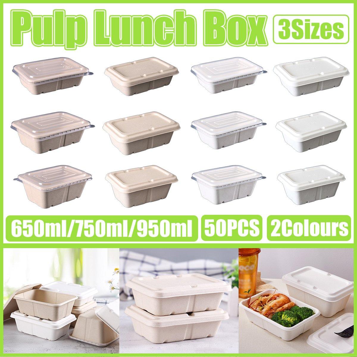 Sustainable and Sturdy Pulp Lunch Boxes for Every Meal