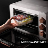 50PCS Disposable Takeout Containers Food Grade Leakproof