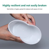 50PCS Disposable Degradable Takeout Food Box 700/1000ml Restaurant Home Delivery