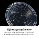 50PCS Disposable Takeout Containers Food Grade Leakproof