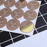 Elegant and durable thank you stickers for gifts and packaging