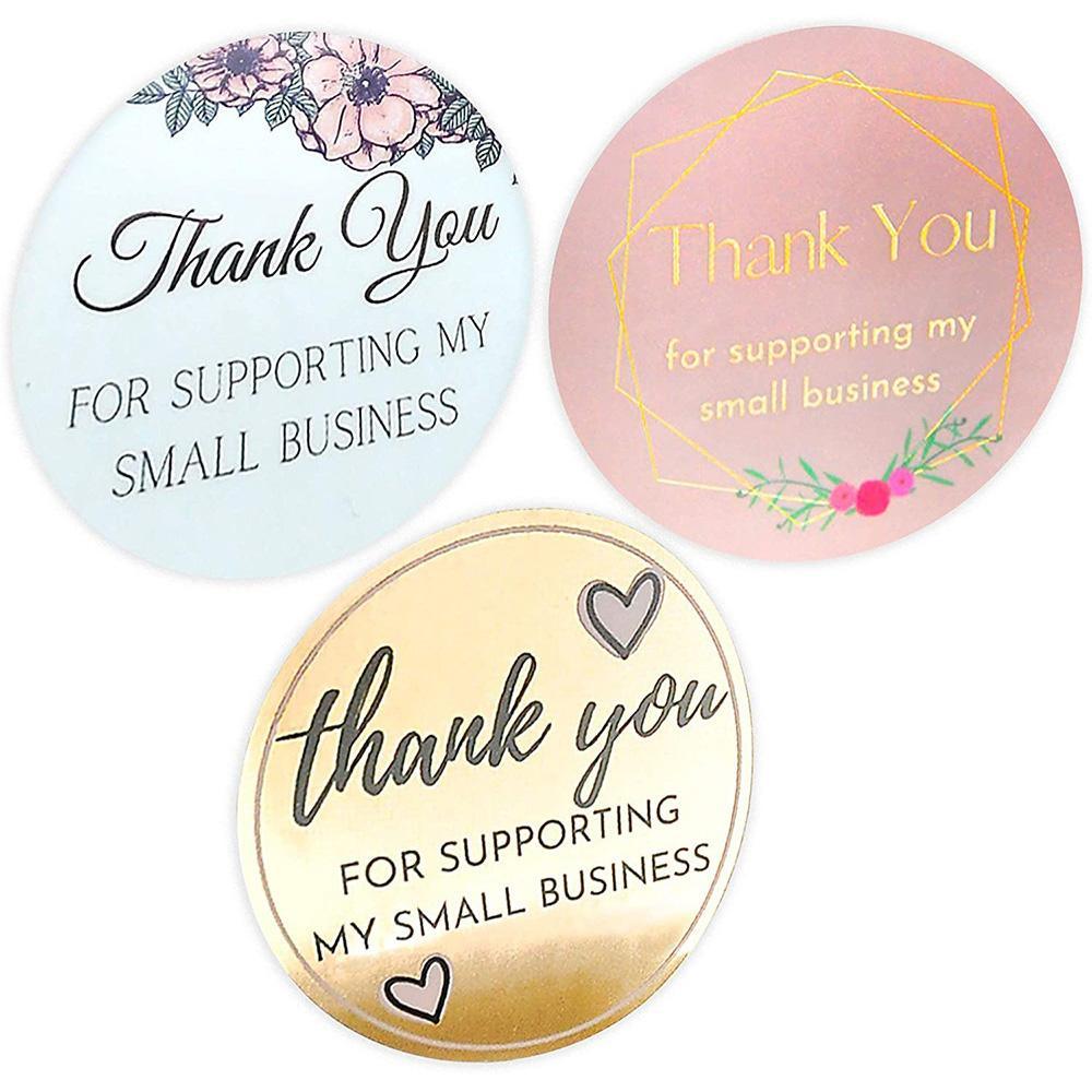 Thank You Stickers for Retail Business 10 rolls Paper Material