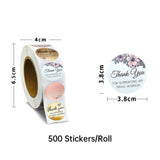 Thank You Stickers for Retail Business 10 rolls Paper Material