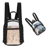 Transparent Backpack Bag 1PC 19x7x22.8cm PVC Clear - Discount Packaging Warehouse