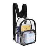 Transparent Backpack Bag 1PC 19x7x22.8cm PVC Clear - Discount Packaging Warehouse