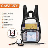 Transparent Backpack Bag 1PC 19x7x22.8cm PVC Clear - Discount Packaging Warehouse