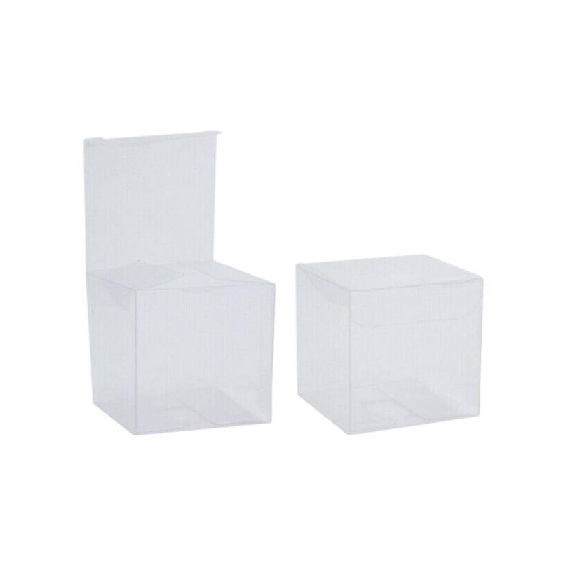 Elegant Clear Gift Boxes arranged on a festive table setting