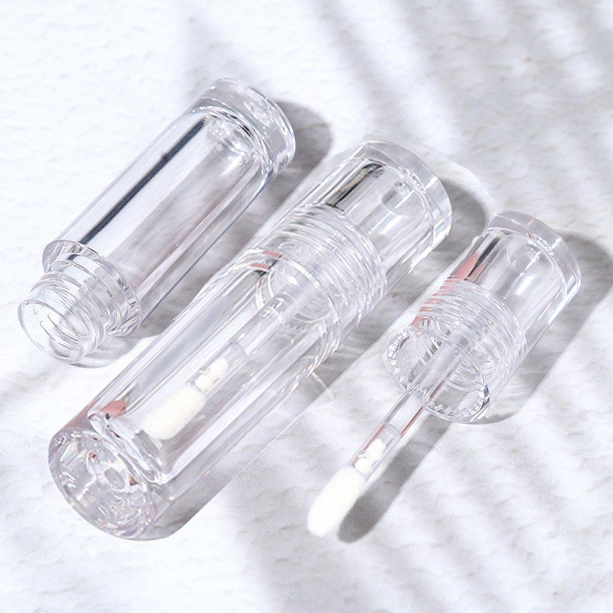 Transparent Lip Gloss Tubes 10pcs Durable Plastic for Cosmetic Packaging