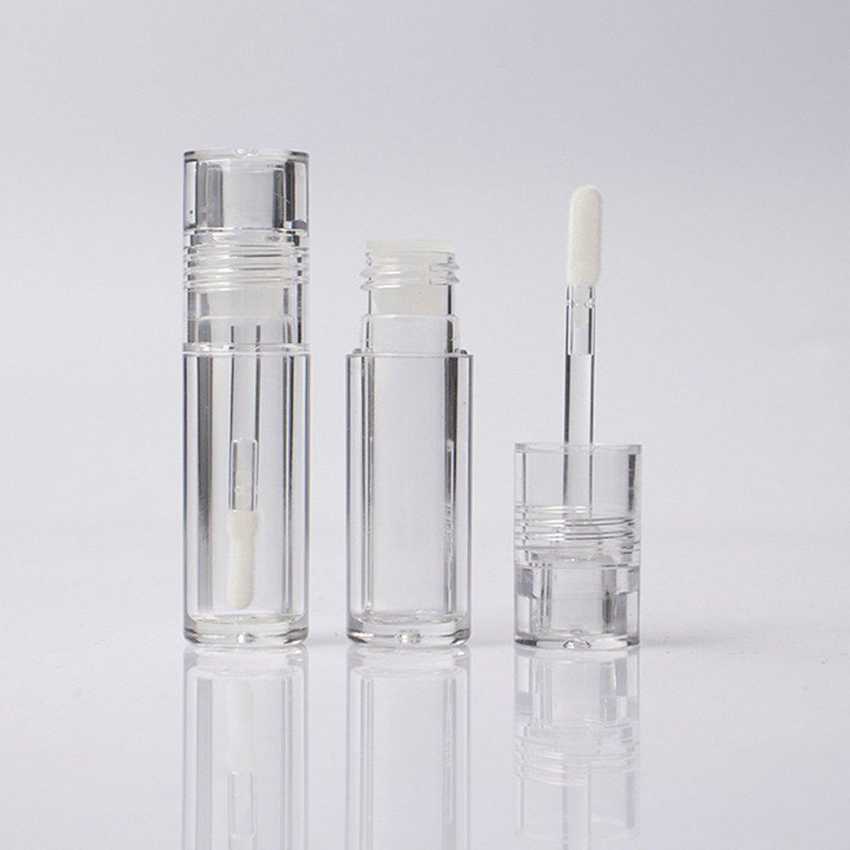 Transparent Lip Gloss Tubes 10pcs Durable Plastic for Cosmetic Packaging