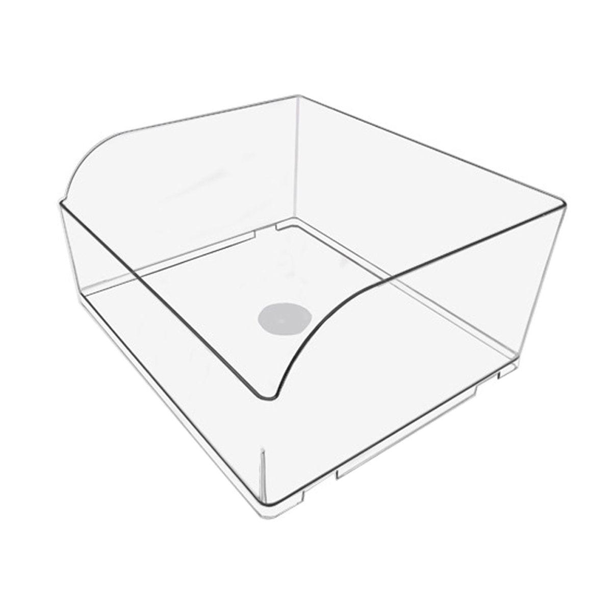 Transparent Plastic Storage Boxes 10pcs Durable Containers for Home and Retail Use