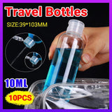 Travel Cosmetic Containers 10PCS 100ML PET Plastic Shampoo Lotion Dispenser - Discount Packaging Warehouse