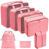 Efficient and stylish luggage organiser with multiple compartments