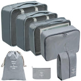 Efficient and stylish luggage organiser with multiple compartments