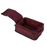 Durable and compact shoe pouch for travel with zipper and handle
