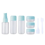 Travel Toiletry Refillable Bottle Kit 8PCS 3Colours - Discount Packaging Warehouse