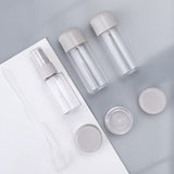 Travel Toiletry Refillable Bottle Kit 8PCS 3Colours - Discount Packaging Warehouse